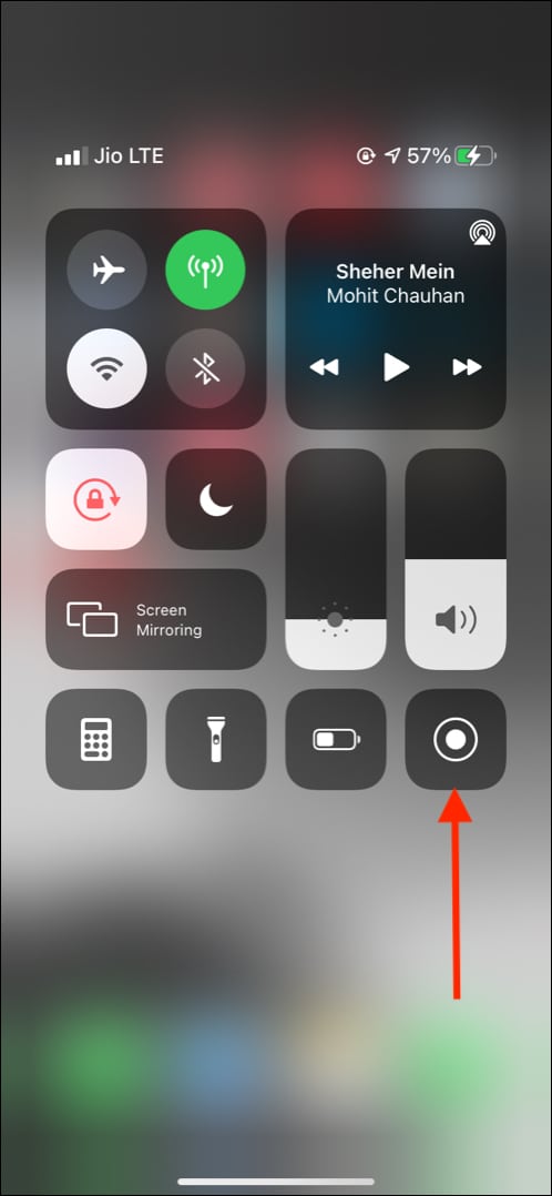 How to record screen on iPhone